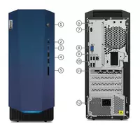 Компьютеры Lenovo IdeaCentre Gaming 5 14IOB6 (Core i5-11400F/ DDR4 8GB/ SDD 256GB/ 6GB GeForce RTX3060/Windows)