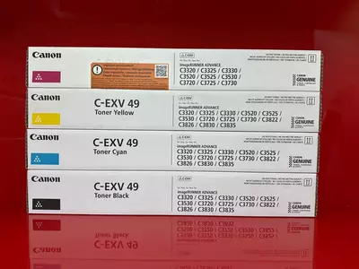 Canon C-EXV 49 (CMYK комплект) — оригинальные тонер-картриджи для imageRUNNER ADVANCE