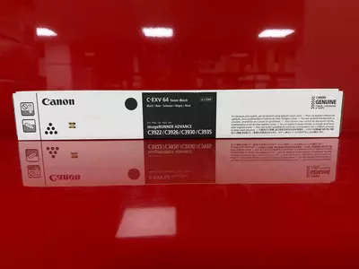 Canon C-EXV 64 — оригинальный чёрный тонер-картридж для imageRUNNER ADVANCE DX C3900