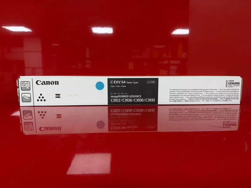 Canon C-EXV 64 — оригинальный голубой (Cyan) тонер-картридж для imageRUNNER ADVANCE DX C3900