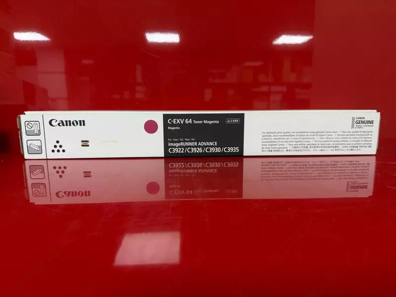 Canon C-EXV 64 — оригинальный пурпурный (Magenta) тонер-картридж для imageRUNNER ADVANCE DX C3900