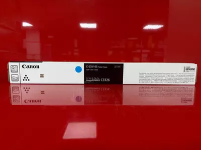 Canon C-EXV 65 — оригинальный голубой (Cyan) тонер-картридж для imageRUNNER C3326