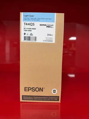 Картридж с чернилами Epson UltraChrome PRO12 T44Q5 (C13T44Q540) Light Cyan, 350 мл (для SureColor SC-P7500 / SC-P9500 / 7560 / 9560)