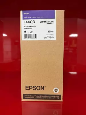 Epson UltraChrome PRO12 T44QD (C13T44QD40) Violet siyoh kartridji, 350ml (SureColor SC-P7500 / SC-P9500 / 7560 / 9560 uchun)