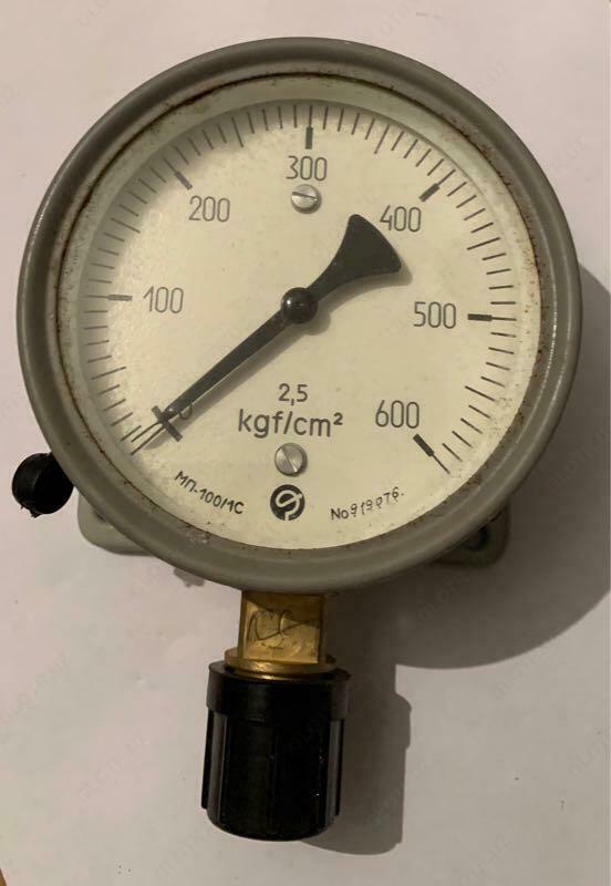 Манометр, напоромер, низкого давления МП-3-У -600 кг/см2