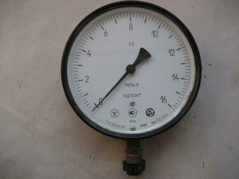 Манометр, напоромер, низкого давления МП-3-У -16 кг/см2