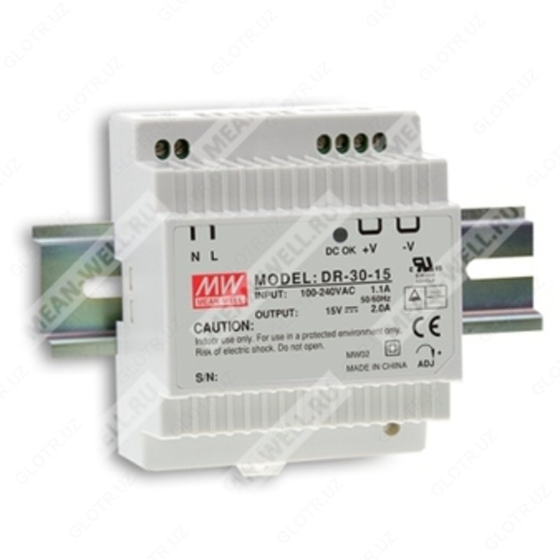 DR-30-24 Блок питания импульсный MEAN WELL