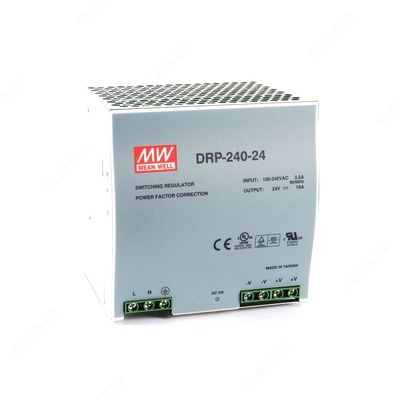 1 199 000 сум / шт. DRP-240-24 Блок питания MEAN WELL