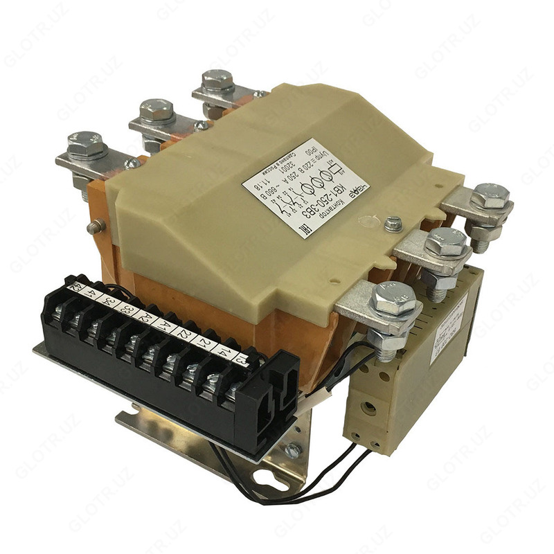 Vakuumli kontaktor KV1-250-3 V3 250A 220V 2c + 2p DC / AC