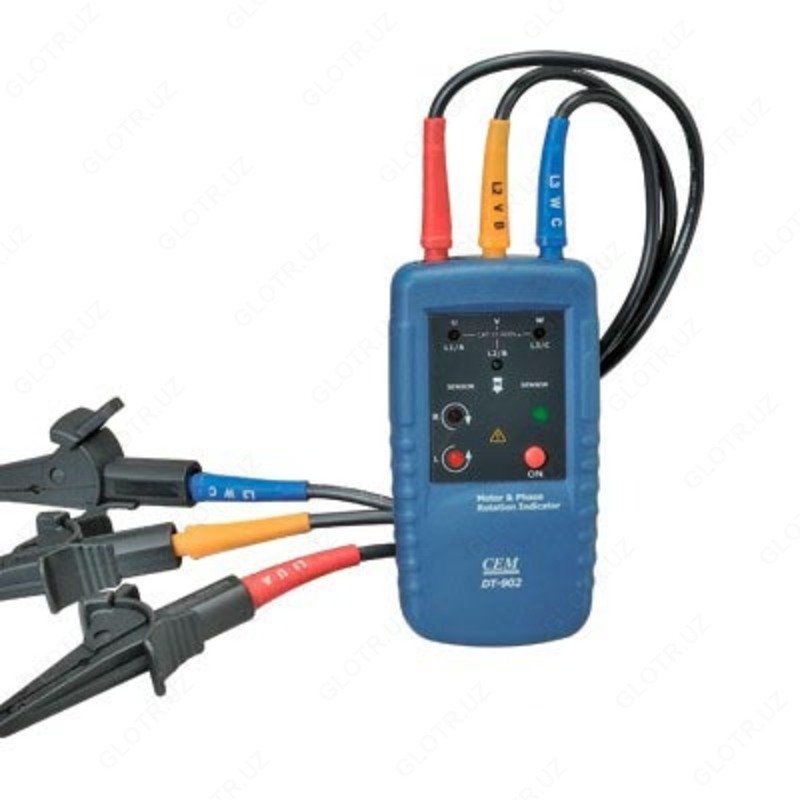 DT-902 - elektr motorining sargilarini ulash va fazali aylanish tartibining ko'rsatkichi