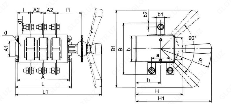 Выключатель-разъединитель ВР32-39-В-71250-32 УХЛ3