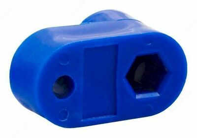 Угловой изолятор для "О" шины синий - от 10 сум / шт.