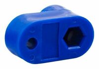 Изолятор угловой для нулевой шины ИУ101-08 синий DEKraft - от {0} сум