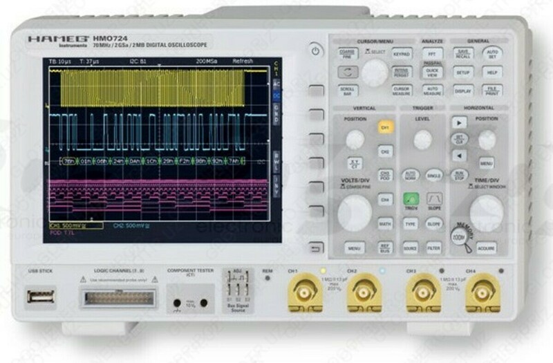 Rohde&Schwarz HMO724 - 4-х канальный цифровой осциллограф. 70 МГц
