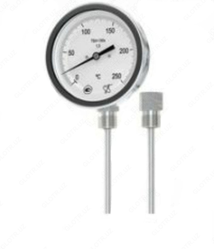 Bimetalik korroziyaga qarshi termometrlar TBN-100k, TBN-80k