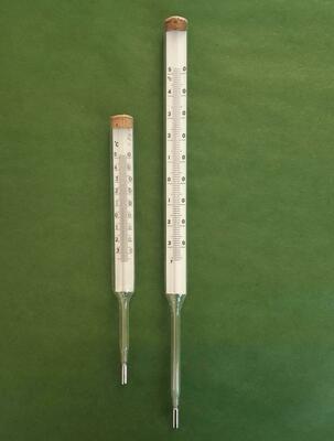 Термометры ртутные ТТП; ТТМП; ТТУ; ТТМУ; от -35 до 450 °С - от 10 сум / шт.