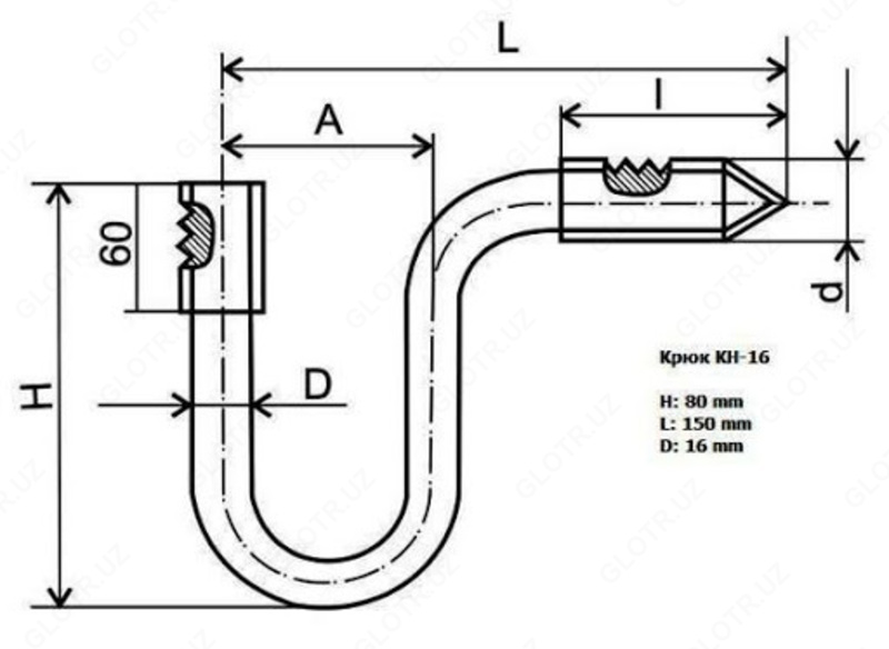 Крюк КН-18 (для ТФ-20)