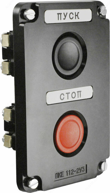 Пост кнопочный ПКЕ 112-2 У3 IP40 (пластик)