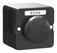 Пост кнопочный ПКЕ 212-1 У3 черный гриб IP40