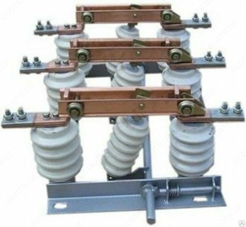 Разъединитель внутренней установки РВЗ-10/630 II У3 (изолятор полимер)