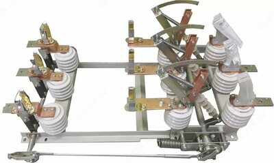 Выключатель нагрузки ВНРп 10/630-10-зп без пред. с фарфоровыми изоляторами