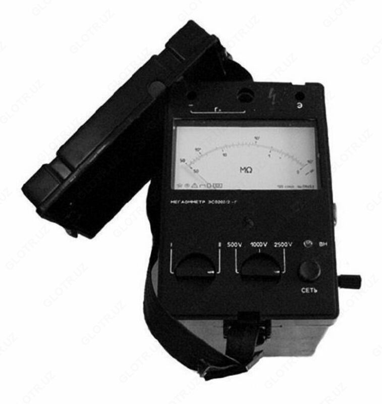 Megaohmmetr ES 0202 / 2G (10000MOhm, 500V / 1000V / 2500V)