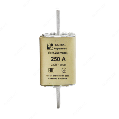 Sug'urta aloqasi PN2- 250 / 63A UHL3 mis