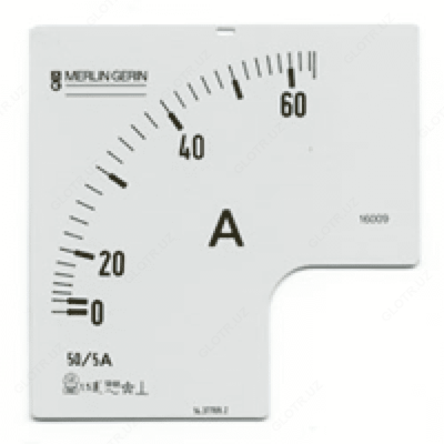 AMPERMETER SCALE 72X72, 50A