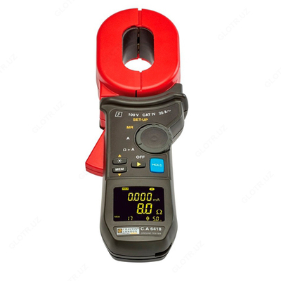 C.A 6418 - qisqich o'lchagich - erga qarshilik o'lchovi