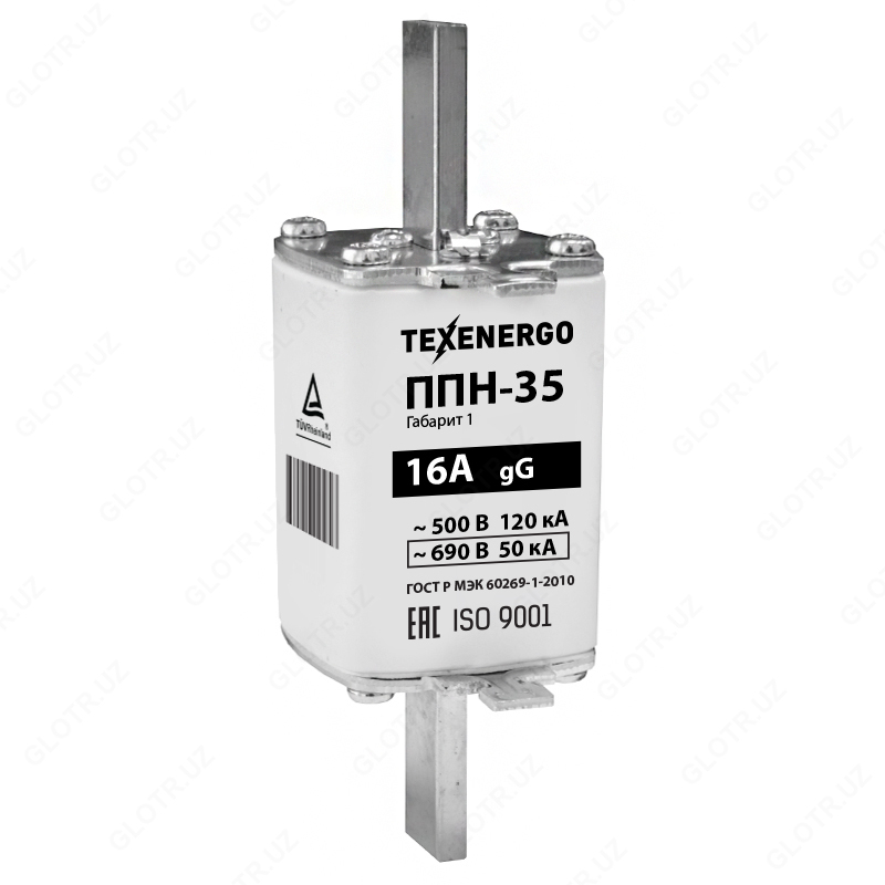 Плавкая вставка ППН35 16А габарит 1