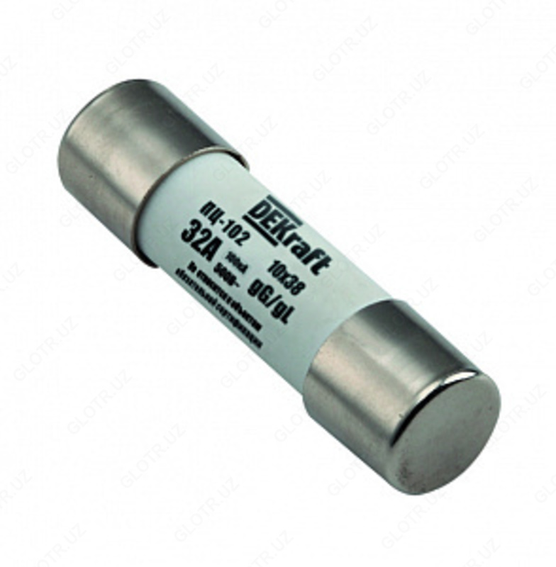 Silindrli sug'urta 10A 10x38 PC-102 DEKraft