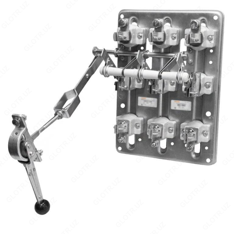 Рубильник со смещен.приводом РПС 2/1Л 250А (без ПН) рукоятка слева керамические изоляторы