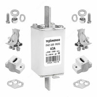 Sug'urta PN2 100/63 Aloqa bazasi (ushlagichi) va mahkamlagichlari bilan to'liq jihozlangan