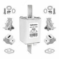 Sug'urta PN2 250/250 Aloqa bazasi (ushlagichi) va mahkamlagichlari bilan to'liq jihozlangan