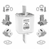 Sug'urta PN2 400/250 Aloqa bazasi (ushlagichi) va mahkamlagichlari bilan to'liq jihozlangan