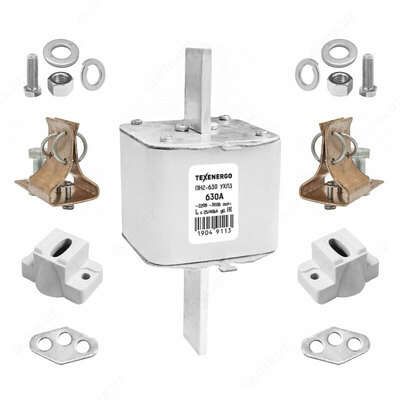 Предохранитель ПН2 630/630 А в комплекте с контакт основанием (держателем) и крепежными деталями