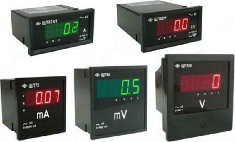 Приборы щитовые цифровые электроизмерительные ЩП02, ЩП72, ЩП96, ЩП120