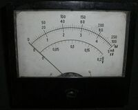 Aмпeрмeтр/вольтметр Ц427