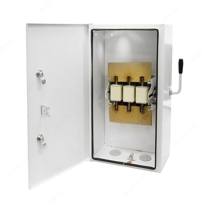 PPN-37 mis tayanch kontakti bilan YABPVU 400A IP54 kalitiga ega quvvat qutisi