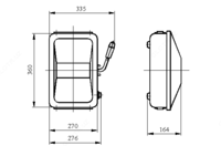 PN2 mis tayanch kontaktli YABPVU 1M 100A IP54 kaliti bilan quvvat qutisi - {0} so'mdan