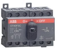 Реверсивный рубильник OT40F3C 40А 3п реверс. (на DIN-рейку)