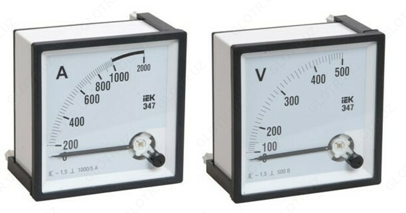Voltmetr E47 600V kl. aniq. 1,5 96x96 mm