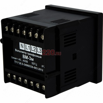 Вольтметр BM-3M щитовой DigiTop - от 10 сум / шт.