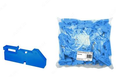 Изолятор на DIN-рейку синий. - от 10 сум / шт.