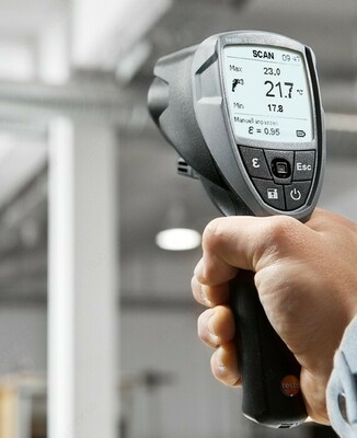 testo 835-H1 — инфракрасный термометр с интегрированным модулем влажности - от 10 сум / шт.