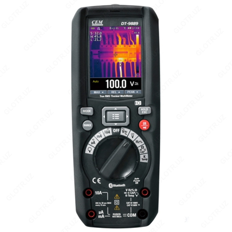 DT-9889 - o'rnatilgan termal kamerali TRMS multimetri