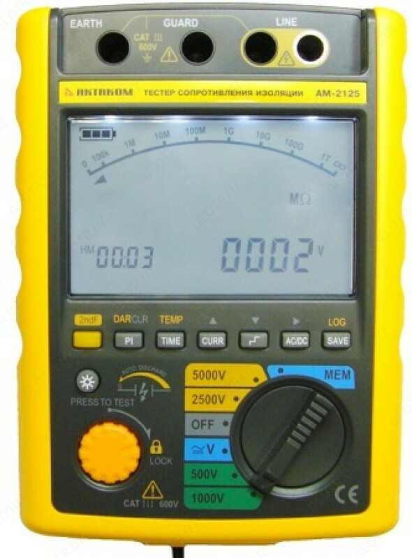 АМ-2125 — тестер сопротивления изоляции высоковольтный