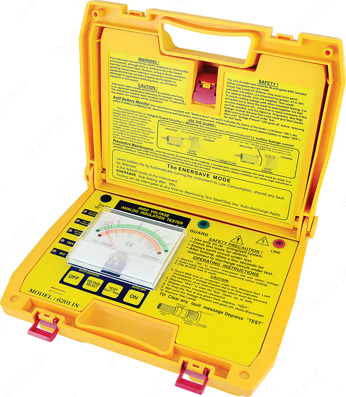 6201 IN - izolyatsiyaga qarshilik o'lchagich