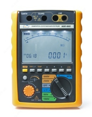 AKIP-8602/1 - izolyatsiyaga qarshilik o'lchagich