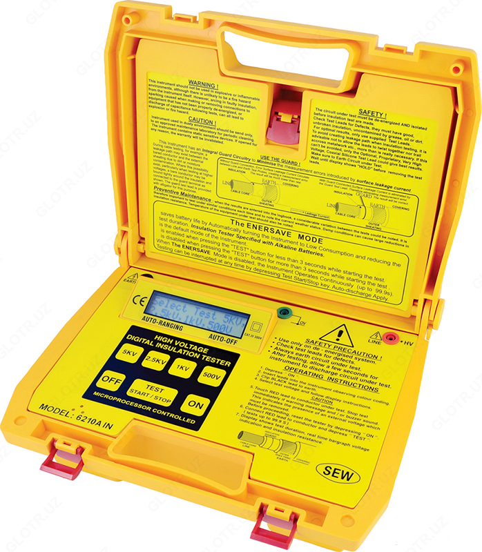 6210 IN - raqamli izolyatsiya qarshilik o'lchagichi